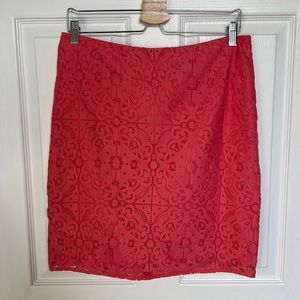 Coral Banana Republic Skirt Size 8